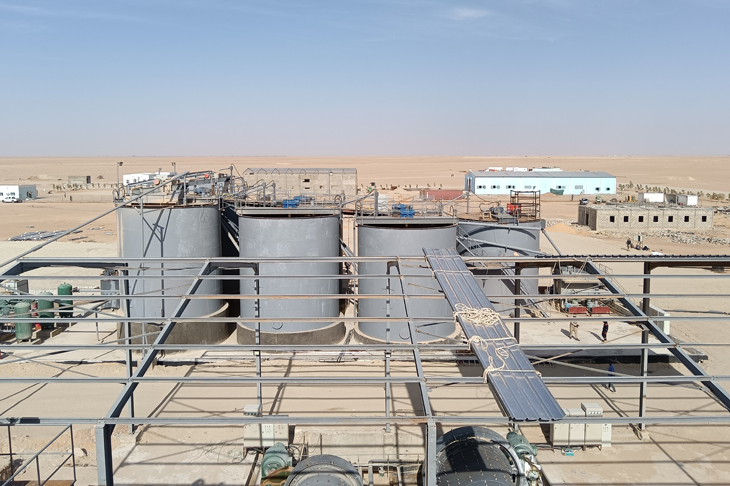 Gold CIL plant(800T) in Mauritania